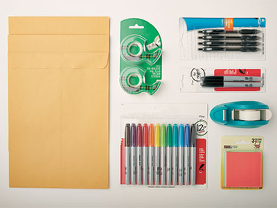 Office and mailing supplies Examples of office supplies sold at The UPS Store